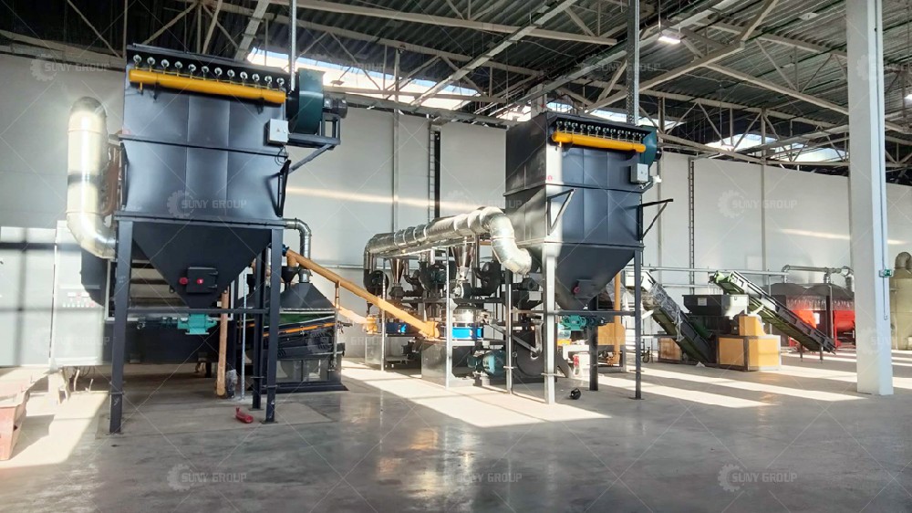 Russian Customer Circuit Board Recycling Production Line