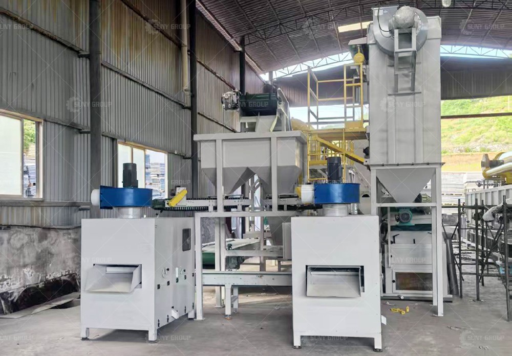 PV Panel Pyrolysis Recycling Production Line Customer Site
