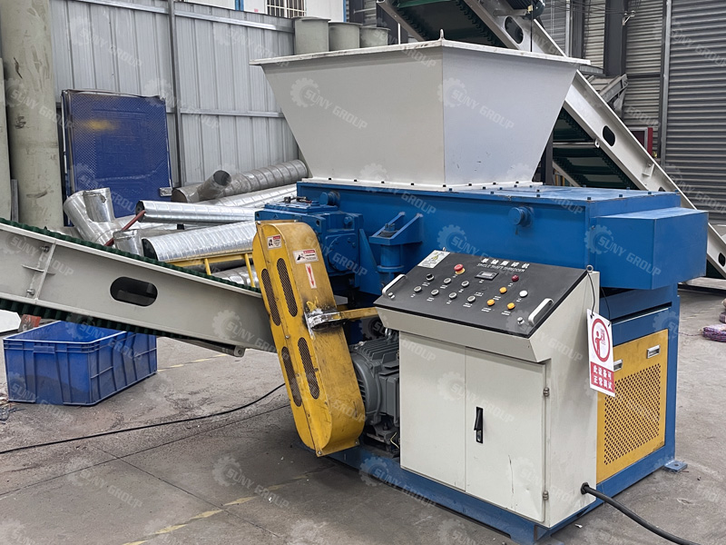 single shaft shredder