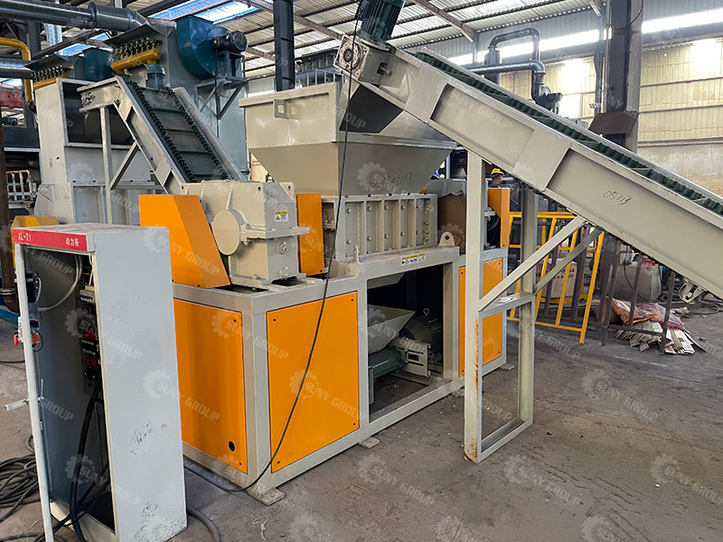 two shaft shredder