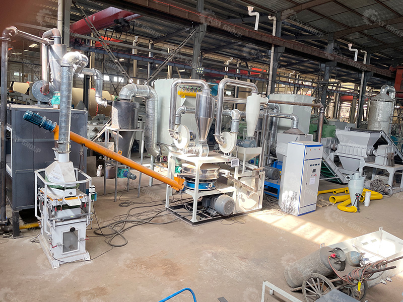 lithium battery recycling plant