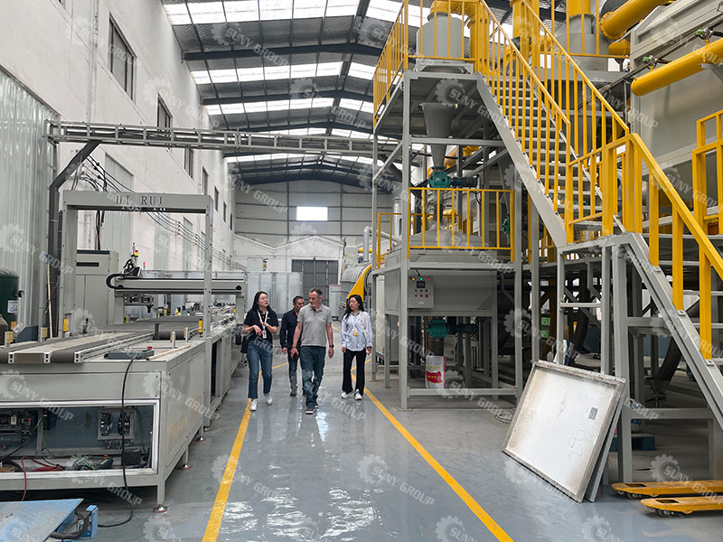 li battery recycling plant
