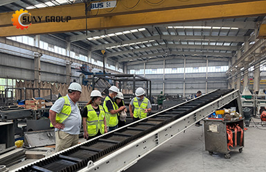 Taiwan Client Visits Photovoltaic Panel Recycling Equipment