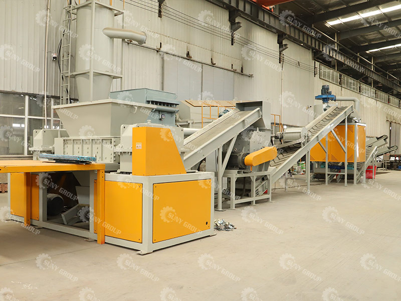scrap radiator recycling plant