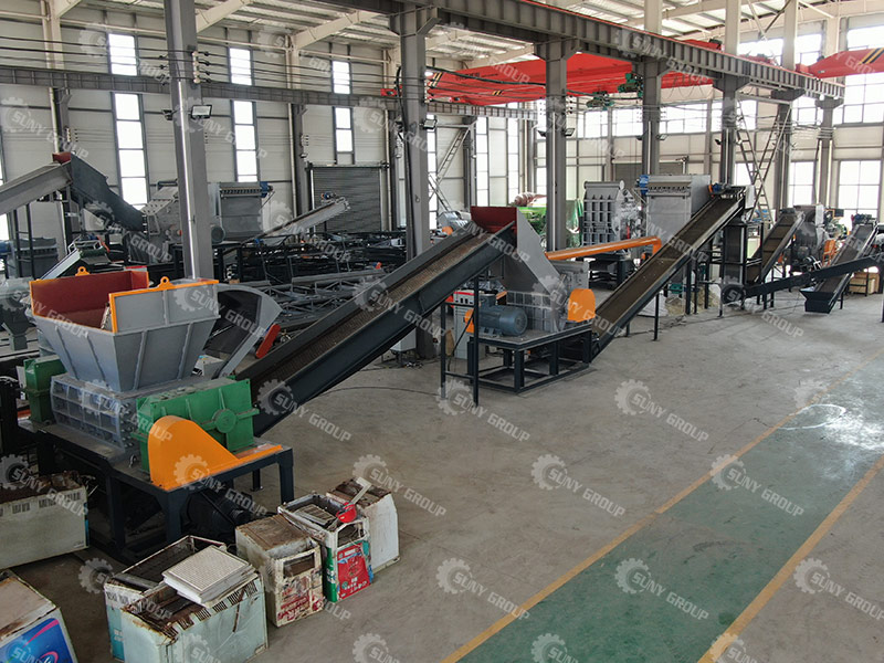 refrigerator recycling line