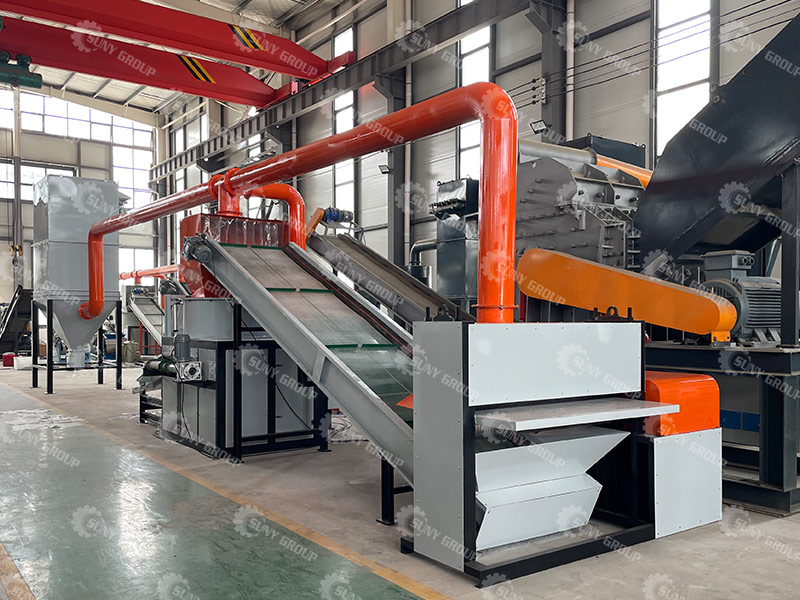 automotive windshield recycling equipment