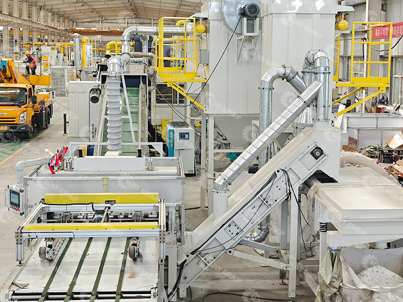 PV panel recycling equipment
