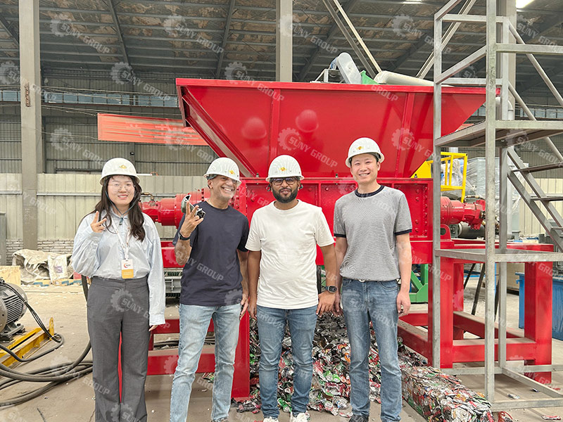 twin shaft shredder equipment