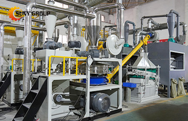 Matured technology of e waste recycling plant