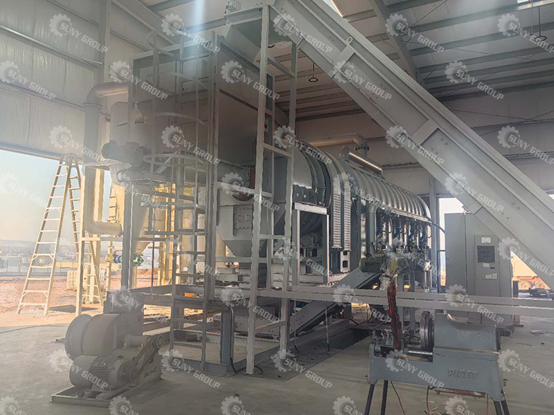 aluminum can paint removal furnace