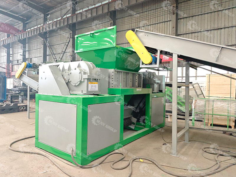 double shaft shredder