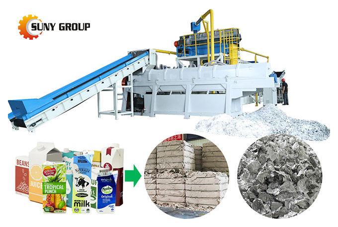 Scrap Tetra Pak Recycling Plant